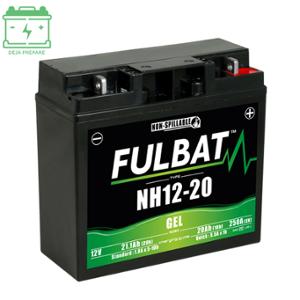 Batterie Fulbat NH12-20 12V 20Ah GEL Sans Entretien Activée Usine