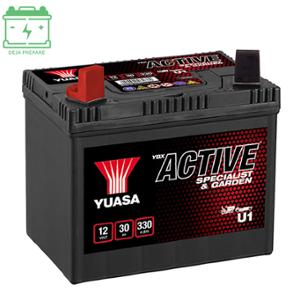 Batterie Yuasa 12V 30AH LG 194 L126 H183 330A - SLA sans entretien - Motoculture