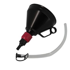 Entonnoir adaptable diamètre 165 avec flexible et bouchon souple 40 cm