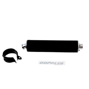 Silencieux Doppler noir montage tube D.20mm à emmancher (+ collier)