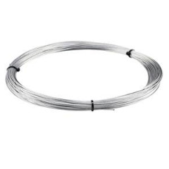 Câble acier galva adaptable diamètre 1.5mm (rouleau de 50 mètres) pour réfection câble gaz