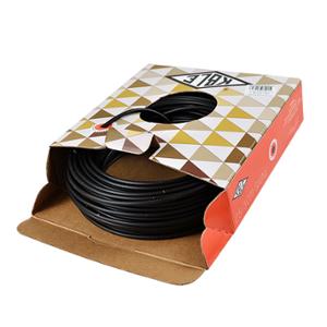 Gaine adaptable diamètre extérieur 6.5mm diamètre intérieur 3.8mm - noir (rouleau de 30 mètres)