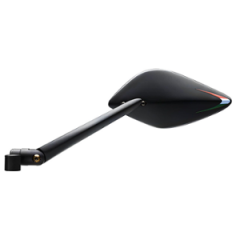 Rétro FAR universel CNC noir (gauche)