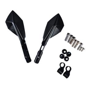 Rétros Tun'r Echo Alu CNC Court Noir