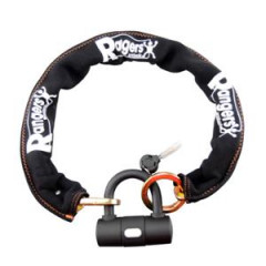 Antivol U Rangers 55x55 + chaîne lasso 90cm - enveloppe néoprène