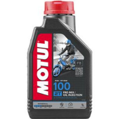 Huile moteur 2T Motul 100 (1L)