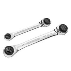 Jeu de 2 clés Facom a cliquet tailles 8, 10, 12, 13, 16, 17, 18, 19