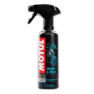 Nettoyant à sec Motul E1 Wash & Wax pulvérisateur 400 ml pour moto / scooter