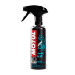 Nettoyant plastique Motul E5 Shine & Go - Surface brillante (Spray 400ml)