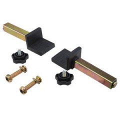 Support L adaptable pour lève moto / béquille atelier arrière universel