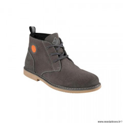 Chaussures Tucano Urbano cuir chamoise grise homologué CE protection malleoles t44-epi 2