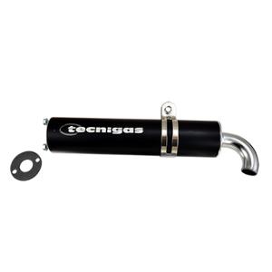 Silencieux Tecnigas Alu Noir 2 Fixations Scooter Next R