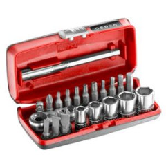 Coffret cliquet 1/4'' Facom compact flex - douilles - embouts