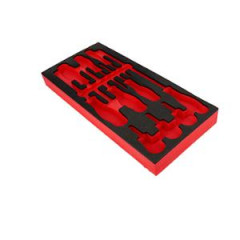 Plateau mousse vide Facom pour module 10 tournevis Protwist (cruciforme avec 2 boules)