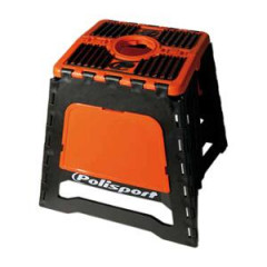 Support béquille moto pliable Polisport orange charge maxi 250kg