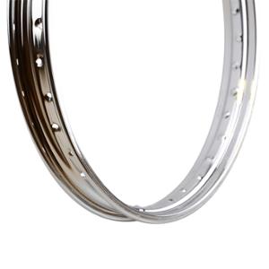 Jante/cerclage adaptable 17'' gp 1.50x17 - 36 trous chrome pour mobylette