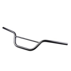 Guidon adaptable acier noir L700 moto cross / dirt / pit