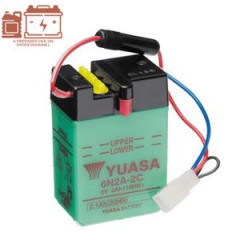 Batterie Yuasa 6N2A-2C 6V 2.1AH Classic L70x47 H106 - Livrée sans acide