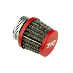 Filtre à air Tun'r D28-35 conique KN PM rouge brillant