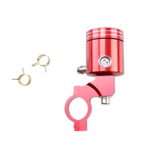 Bocal maitre cylindre de frein Tun'r alu CNC rouge sortie horizontale