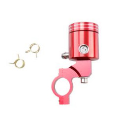 Bocal maitre cylindre de frein Tun'r alu CNC rouge sortie horizontale