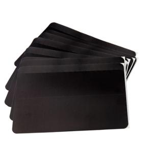 Bande plaque immatriculation adaptable rétro noir 210x145 (x10)