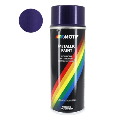 Bombe de peinture Motip métal violet 400ml aérosol