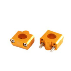 Pontets réhausse guidon Doppler alu or 28.6mm x2