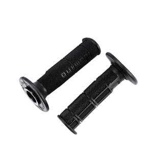 Revêtements poignees Domino 118mm type origine Derbi Senda noir