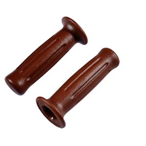 Revêtements poignees Domino vintage marron 120mm