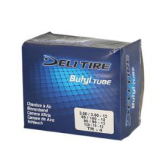Chambre à air Deli Tire 12 pouces 3.00/3.50x12 pour scooter