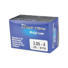 Chambre à air brouette/chariot Deli Tire 4 pouces 300x4 valve coudée 90°