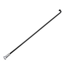 Rayon adaptable 3.50mm inox noir L195 avec écrou pour cyclo/moto