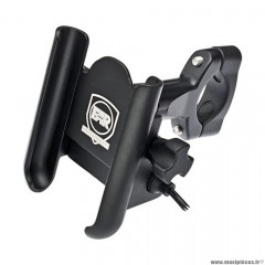 Support smartphone FAR universel alu CNC noir avec chargeur inclus pour TMAX 530