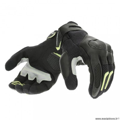 Gants été Tucano Urbano noir jaune fluo T 09 M EPI 1 KP