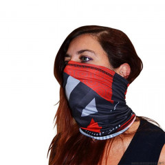 Cache cou Trendy black-red-shape