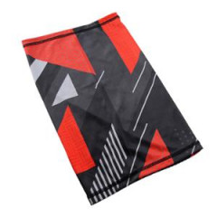 Tour de cou Trendy noir-rouge-forme (cache cou) - modèle enfant