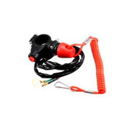 Coupe circuit Tun'r anti-agression fixation guidon avec bouton (normalement ferme)