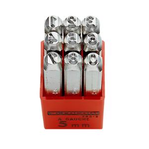 Jeu de 9 chiffres à frapper 4mm Facom