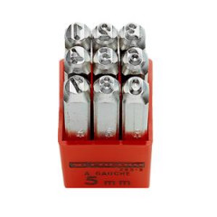 Jeu de 9 chiffres à frapper 4mm Facom