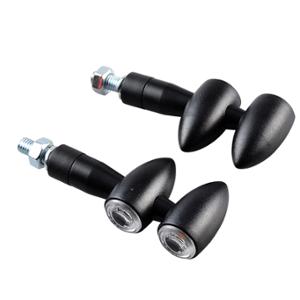 Clignotant Tun'r DUAL Noir/Transparent à LED SMD avec Feu Stop Homologué CE