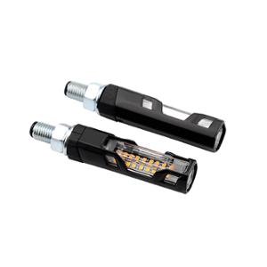 Clignotant Tun'r Noir Alu à LED Séquentiel Homologué CE