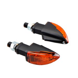 Clignotant Tun'r Vision Noir Alu à Ampoule (HOMOLOGUÉ CE)