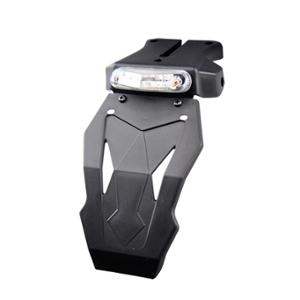 Feu arrière Tun'r intégré transparent 12 LEDs homologué CE avec support plaque pour 50 à boîte