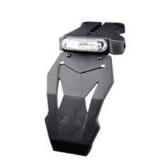 Feu arrière Tun'r intégré transparent 12 LEDs homologué CE avec support plaque pour 50 à boîte