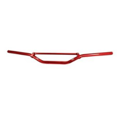 Guidon adaptable en aluminium rouge L810mm H55mm pour 50 à boîte type cross