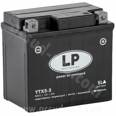 Batterie adaptable LTX5-3 12V 4A sans entretien SLA / technologie AGM