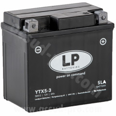 Batterie adaptable LTX5-3 12V 4A sans entretien SLA / technologie AGM