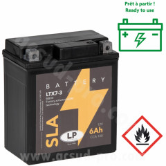 Batterie adaptable LTX7-3 12V 6A sans entretien SLA / technologie AGM