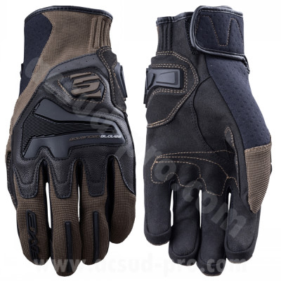 Gants Five Gloves marron homologation EN13594-2015 taille M
